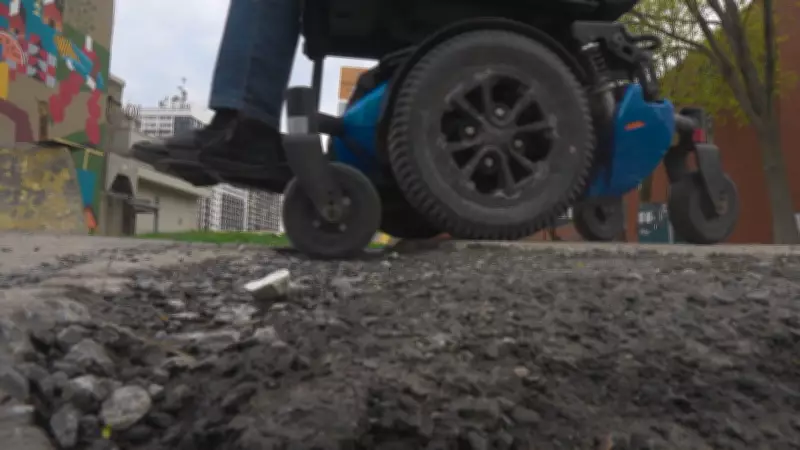 Montreal Wheelchair User Decries City's Sidewalk Disrepair