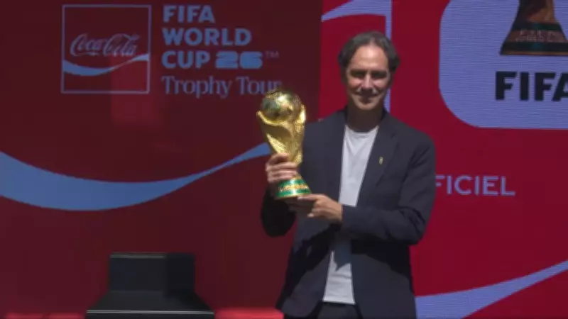 Montrealers Get Up Close with World Cup Trophy and Alessandro Nesta