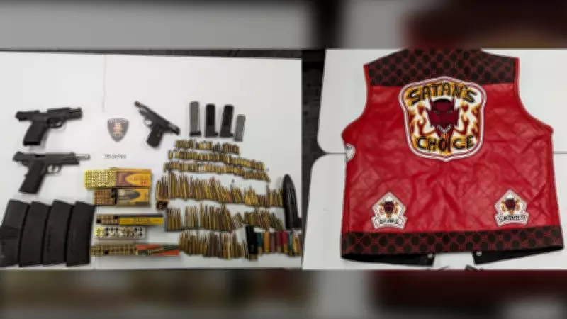Multiple guns, motorcycle club vest seized in Tecumseh arrest: WPS