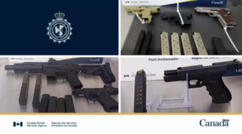 Multiple Weapons Seized at Ambassador Bridge, CBSA Reports