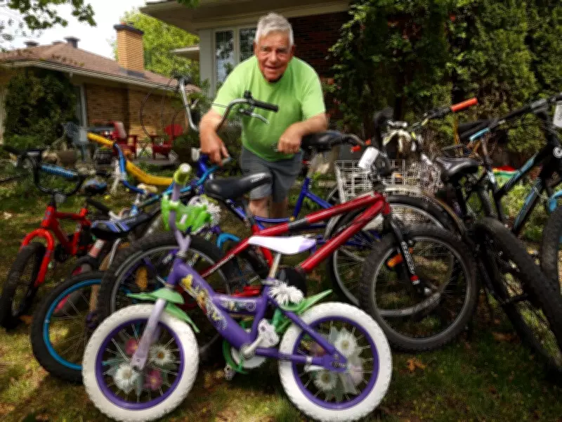 Nepean 'bike guy' fixes up used bicycles and gives them away for free