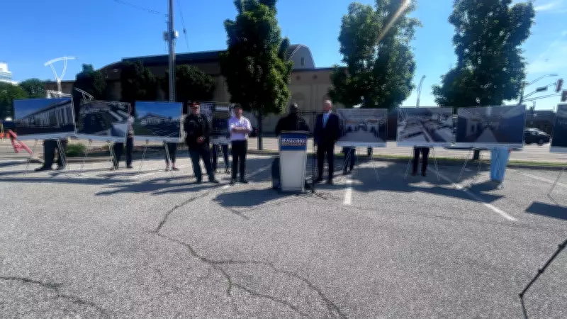New transitional housing 'village' planned for former Windsor Arena