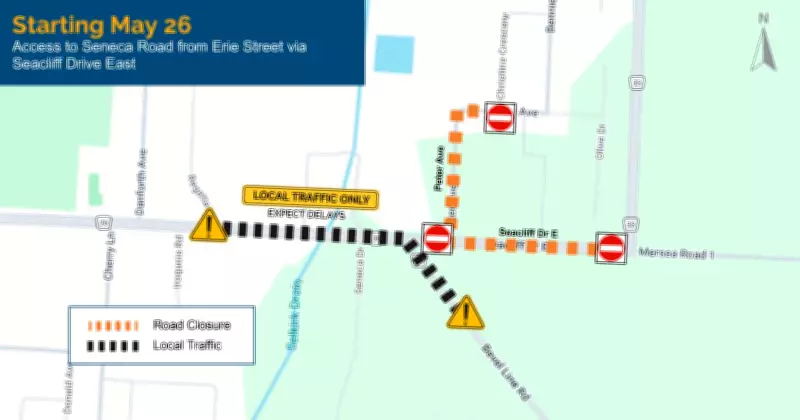 Next Phase of Leamington Road Work Pushed Back by a Week