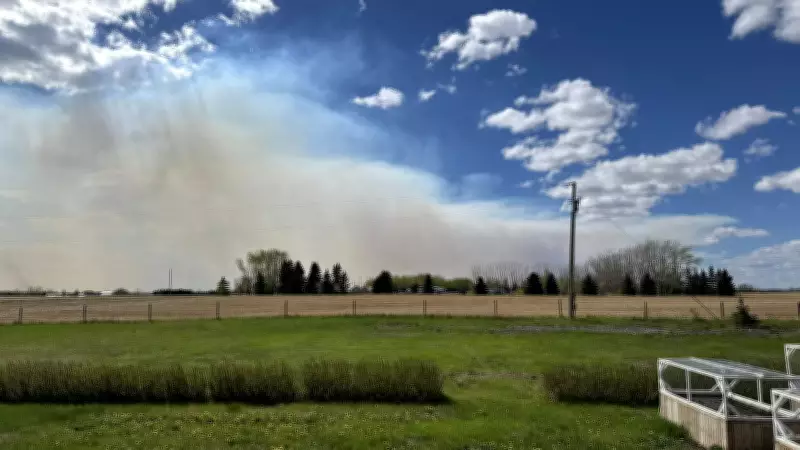 No Concern from Out-of-Control Wildfire: Didsbury Fire Crews