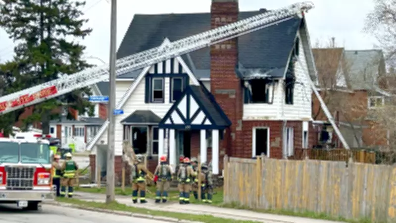 No Injuries Reported After Serious Wellington Street Fire in Sault Ste. Marie