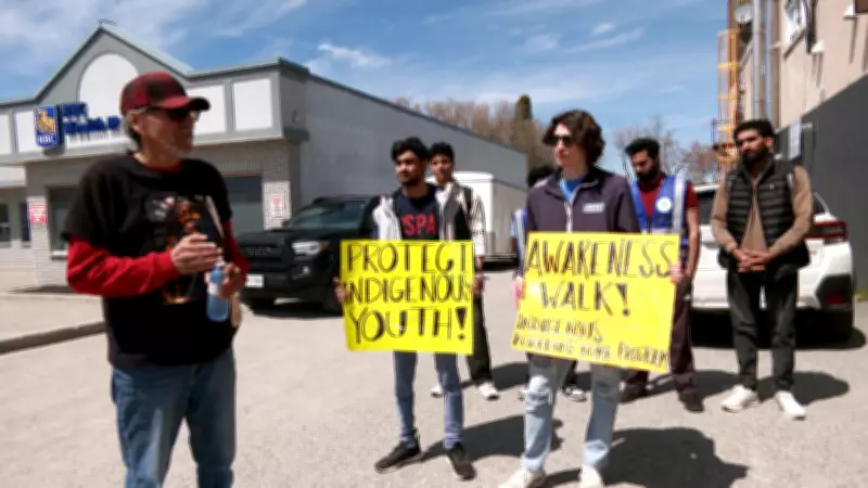 Northern Ontario News Daily Walk Raises Support for Indigenous Youth Education