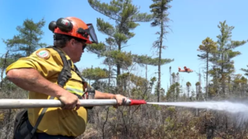 Nova Scotia's New Firefighting Aircraft Battles Wildfire on Southwestern Shore