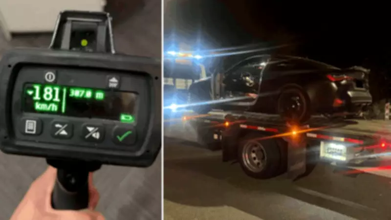 Novice Driver in BMW Clocked at 100 km/h Over Speed Limit in North Vancouver