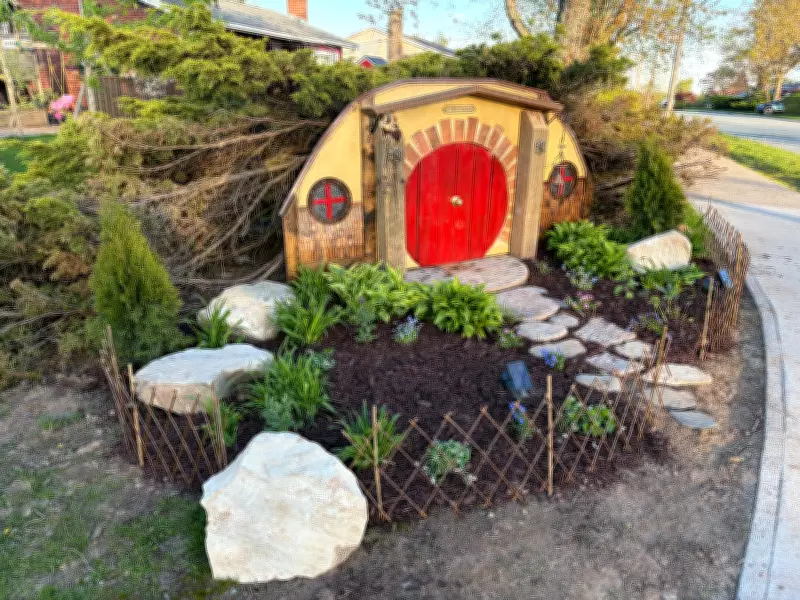 N.S. homeowner turns damaged bush into Hobbit house neighbourhood attraction