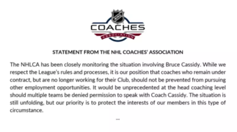 Oilers Coach Hunt Heats Up as NHL Coaches Slam Vegas Over Cassidy