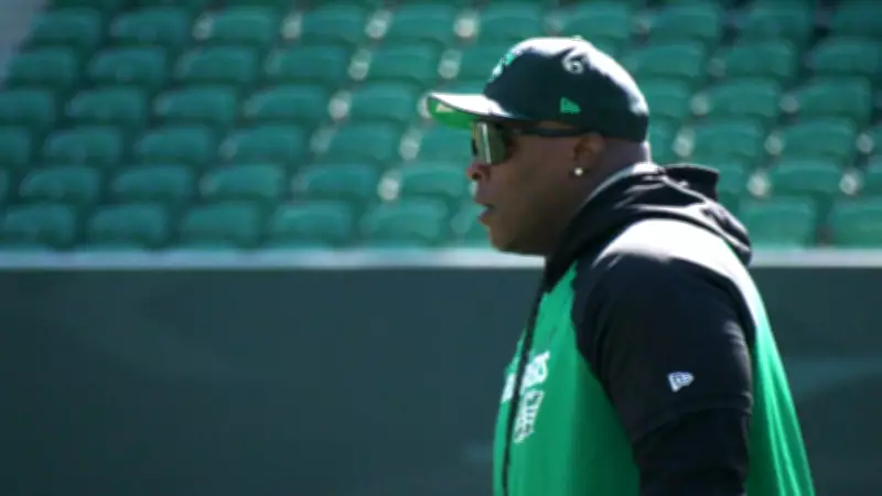 Old Habits Die Hard for Riders' Coach Micah Johnson in First Training Camp Post-Retirement