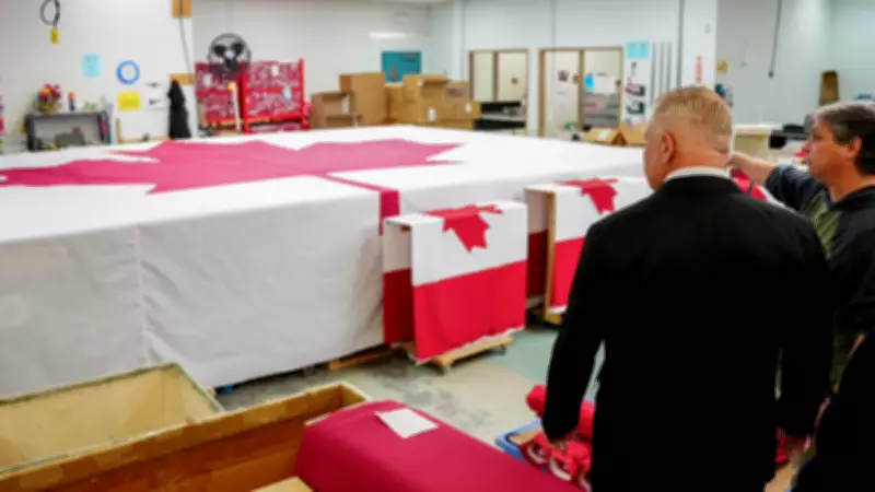 Ontario Premier Ford Visits Barrie's Flags Unlimited, Praises 60-Year Legacy
