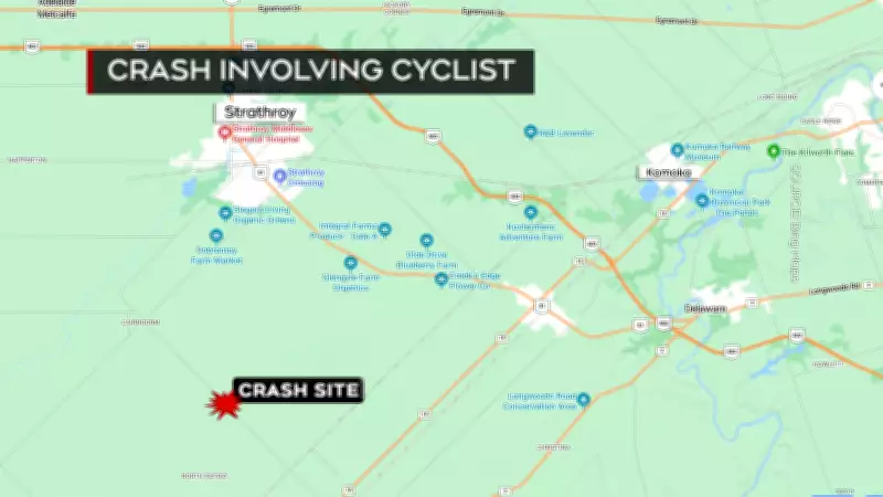 OPP Respond to Serious Crash Involving Cyclist in Middlesex County