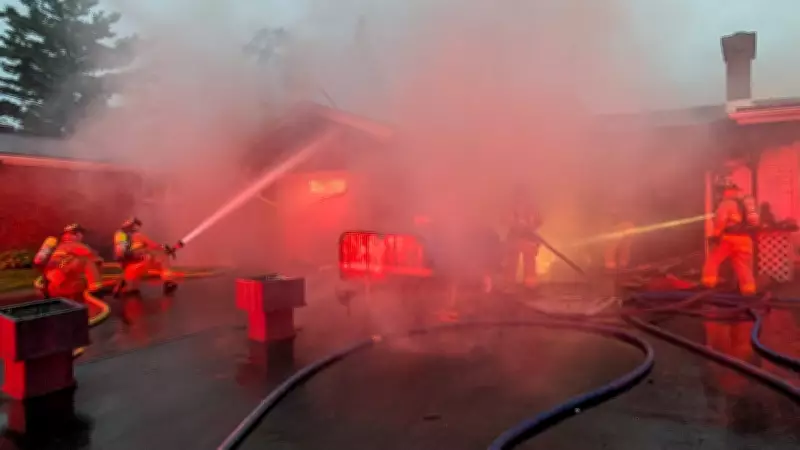 Ottawa Firefighters Battle Two-Home Blaze in Carleton Heights