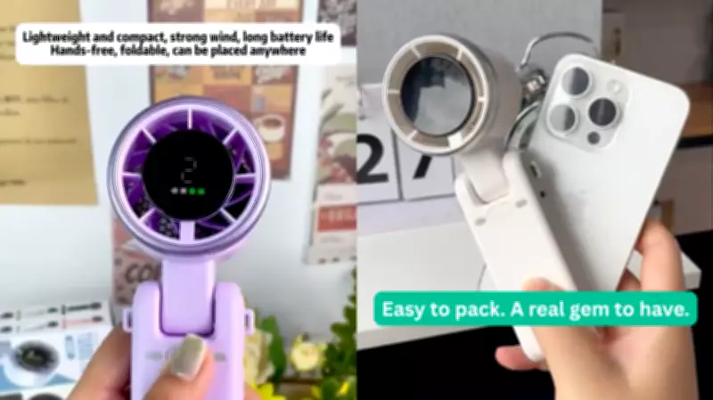 PlayHot Mini Fan: Jet Engine Power in a Lunchbox
