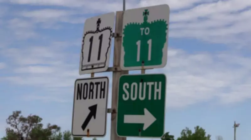 Police Clear Scene After Hitchhiker Warning on Highway 11