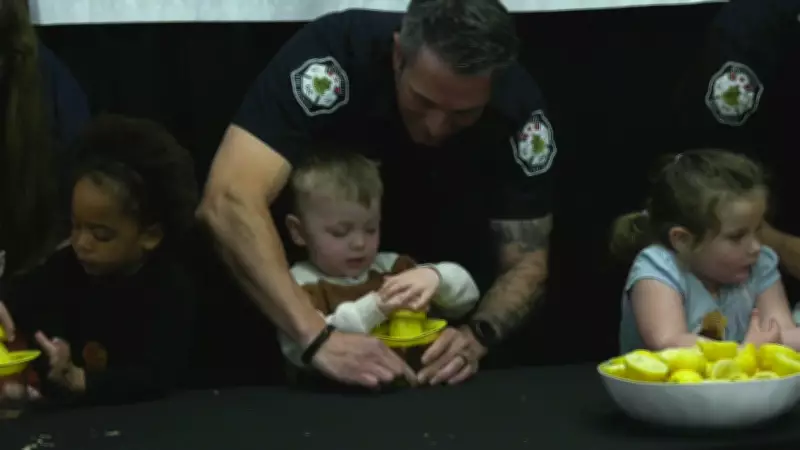 Pre-Schoolers Partner with First Responders for Camp Fundraiser Kickoff