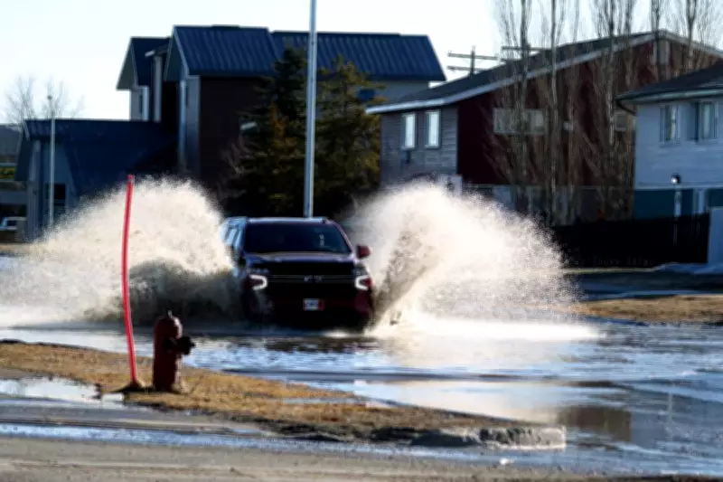 Rapid Snowmelt Causes Localized Flooding in Thompson, Manitoba