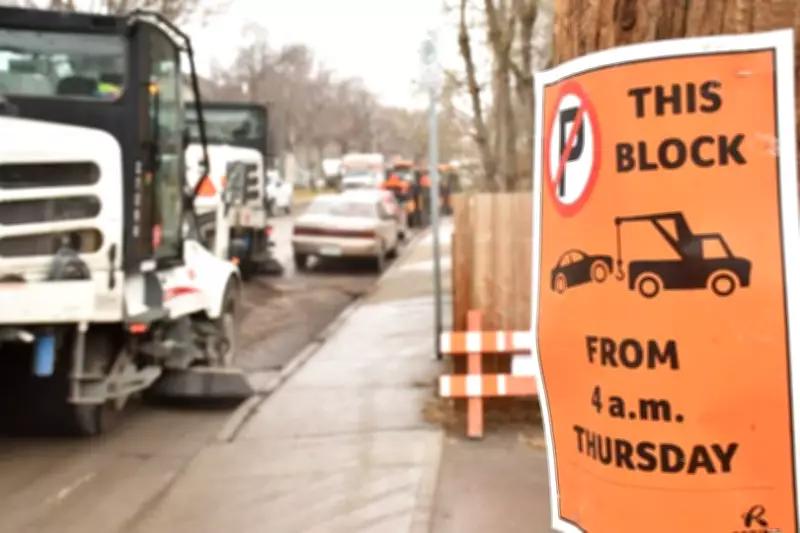 Regina Begins Spring Street Sweeping in Residential Areas