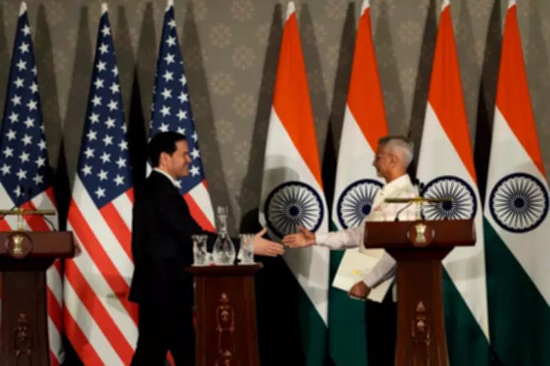 Rubio aims to rebuild trust between US and India on first official visit