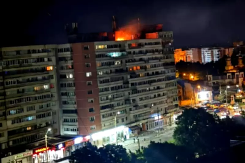 Russian Drone Crashes Into Romanian Apartment Building Near Ukraine Border