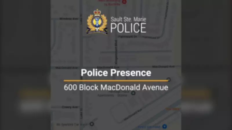 Sault Police Investigate Incident on MacDonald Avenue