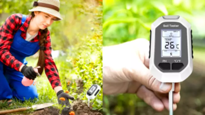 Save 15% on a 4-in-1 Soil Meter for Healthier Plants