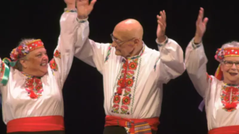 Seniors Shine in Ukrainian Dance Performance at Edmonton Jubilee Auditorium