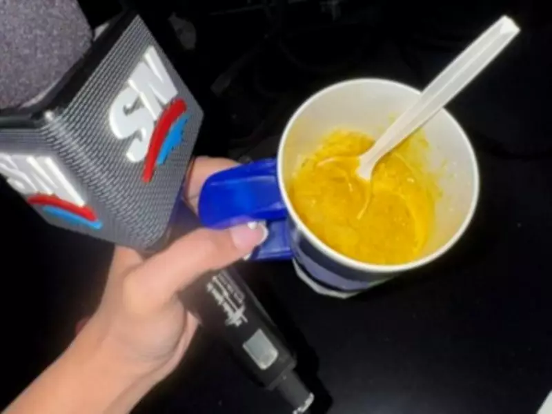 Sportsnet Reporter Anna Dua Goes Viral for Mustard Shaved Ice Snack