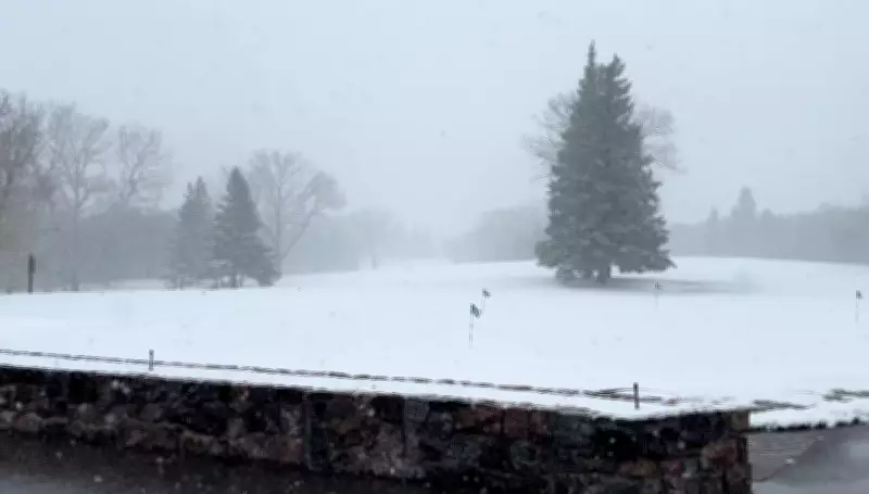 Spring Snow Cancels Long-Weekend Golf Tournament in Prince Albert