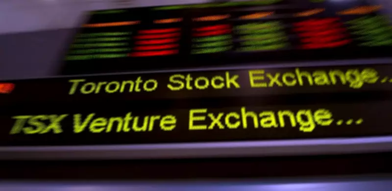 S&P/TSX composite down in late-morning trading, U.S. stocks also lower