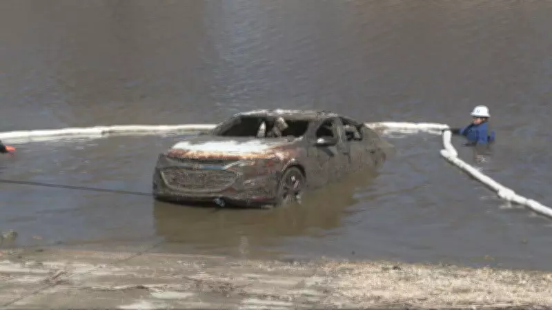 Stolen Car from 2024 Pulled from Manitoba River by Environmental Group