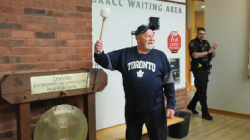 Stolen Gong Reinstalled at Kitchener Cancer Care Centre After Theft