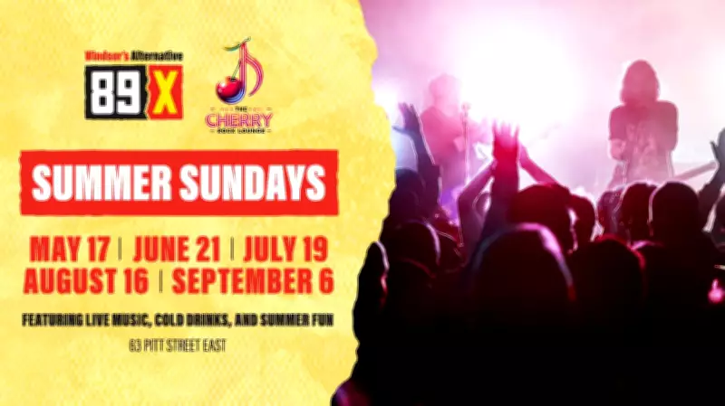 Summer Sundays Event with Cherry Rock Lounge and 89X