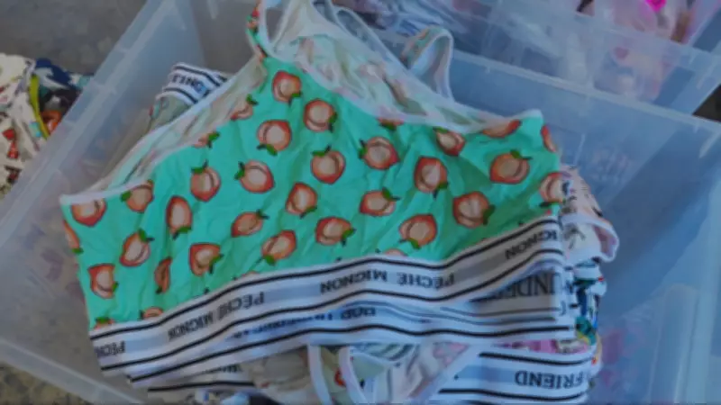 Suspect steals thousands in underwear from Montreal warehouse caught on camera