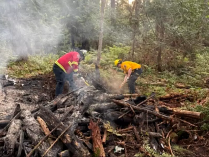 Suspicious Fire Extinguished in Port Alberni During Burn Ban