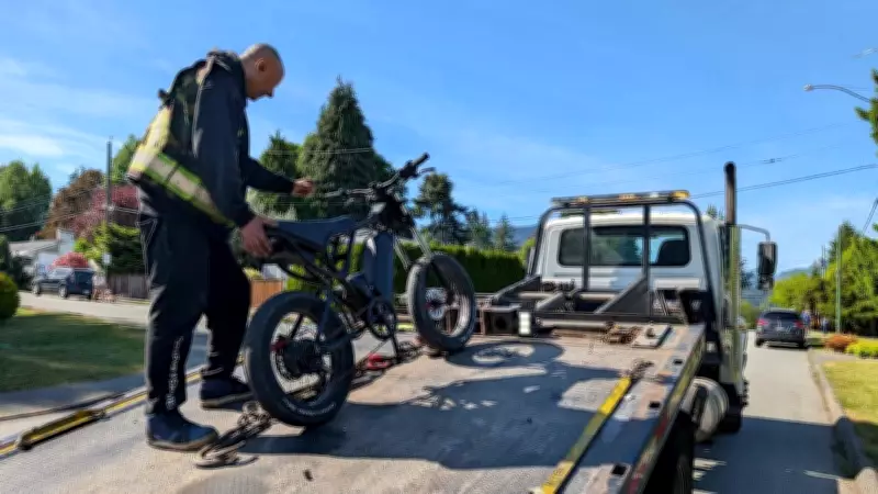 Teen Fined, E-Dirt Bike Impounded After North Vancouver Wheelie Stunt