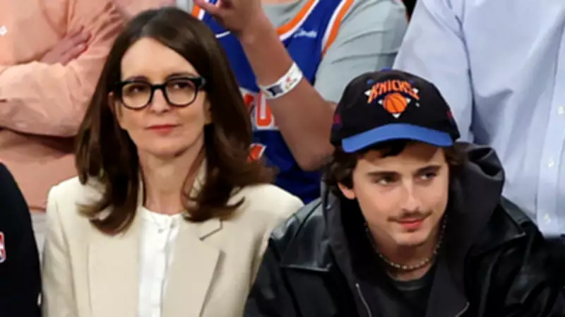 Tina Fey Defends Timothée Chalamet Against 'Manspreading' Claims at Knicks Game