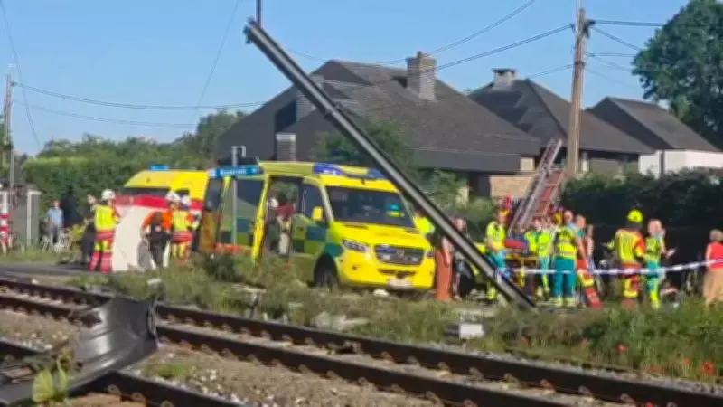 Train and School Bus Collision in Belgium: 4 Dead, 5 Injured