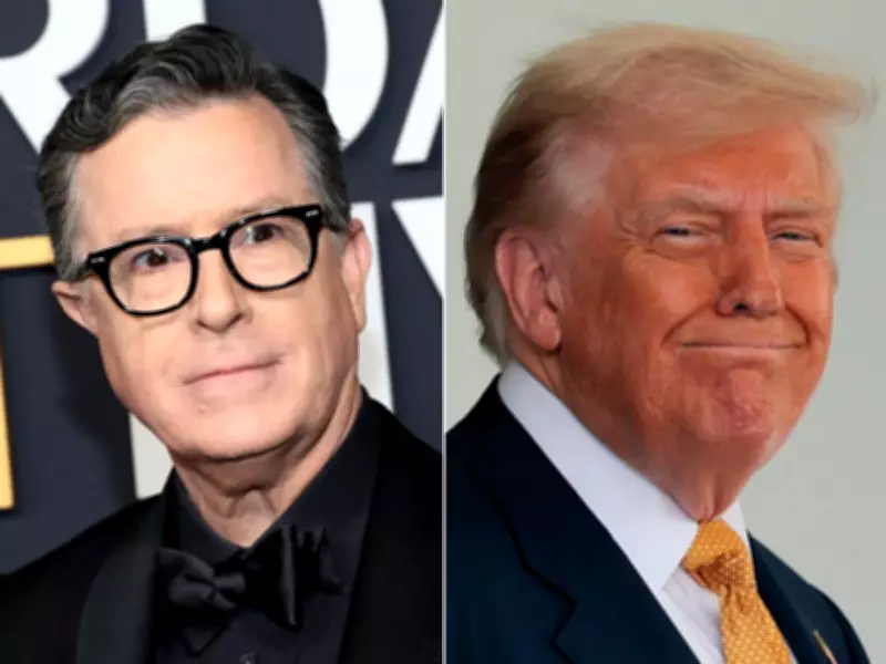 Trump Bids Colbert Farewell with Insult: 'Total Jerk' After Late Show Ends