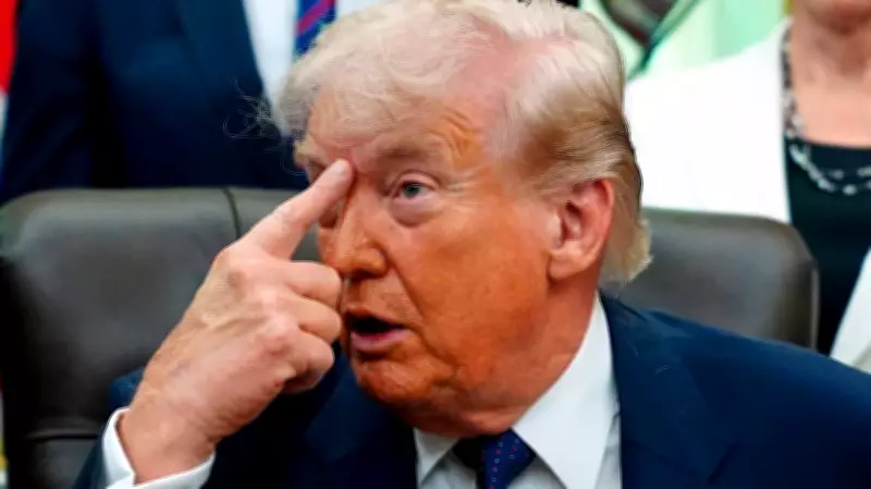 Trump Unveils Mock 'NICE' Logo for ICE Rebranding Effort