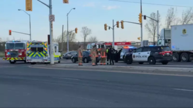 Two Hamilton Police Cruisers Involved in Chain-Reaction Crash