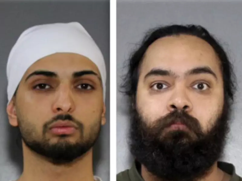 Two Men Charged in Surrey Extortion Shooting, Police Release Mug Shots