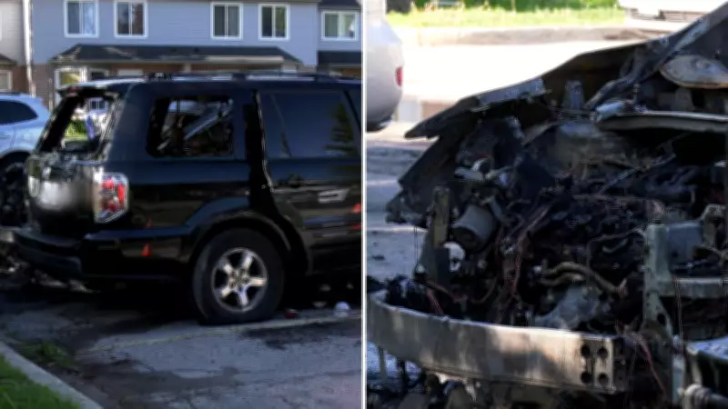 Two SUVs Destroyed in South London Fire, Police Investigating