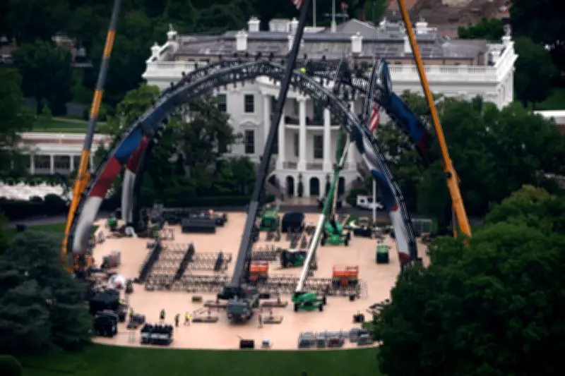 UFC Fighting Cage Rises on White House Lawn for America 250 Bout