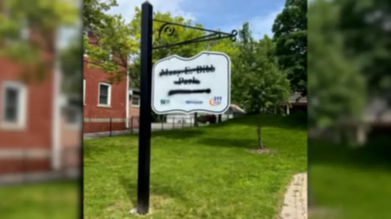 Vandalism at Mary E. Bibb Park in Windsor sparks community concern