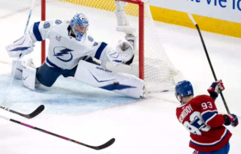 Vasilevskiy Shines as Lightning Edge Canadiens 1-0 in Overtime Thriller