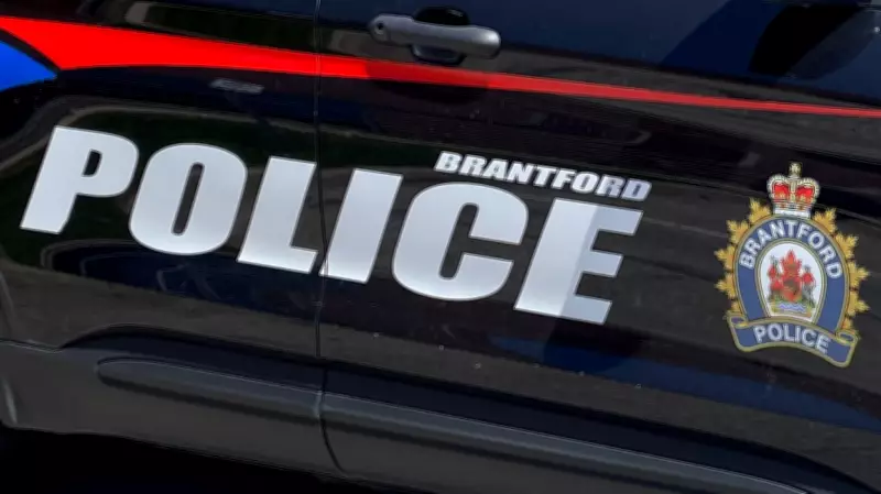 Vehicle Crashes Into Building in Brantford, Injuring Driver and Woman Inside