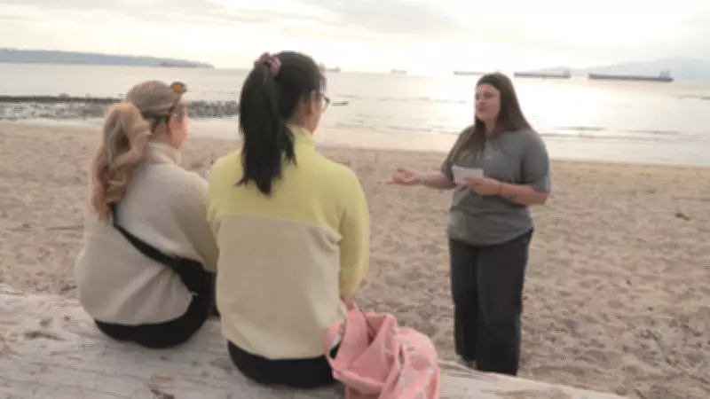 Volunteers Hand Out Whale Safety Cards at Vancouver Beaches After Jet Ski Strike