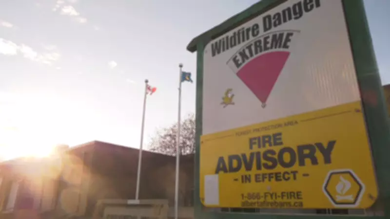 Wildfire Forces Evacuation of Over 100 People Near Whitecourt, Alberta